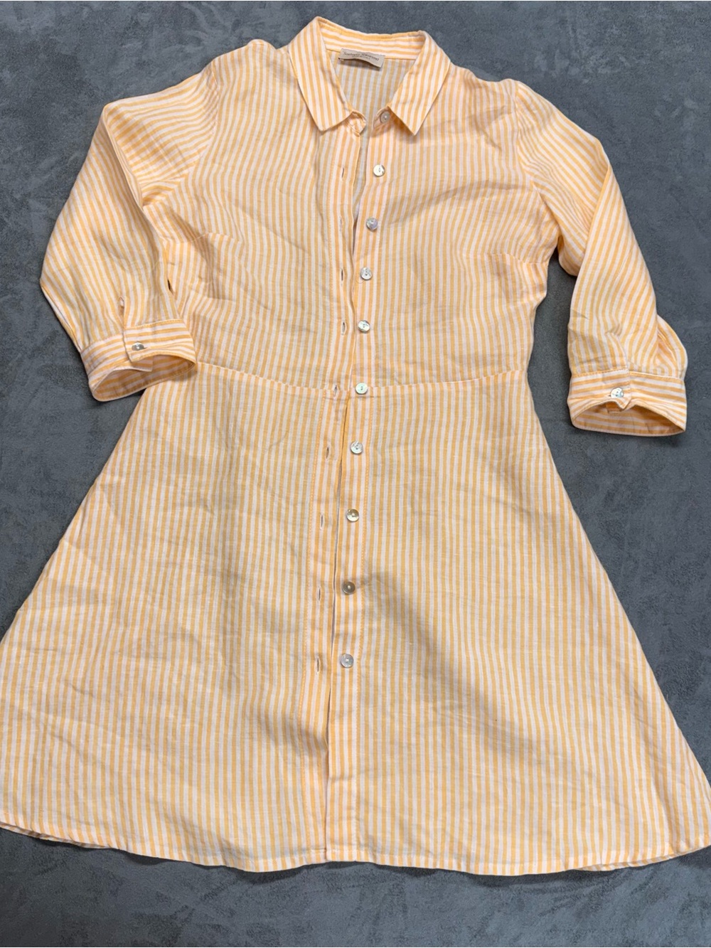 💛 Sartoria Saracena Pure Linen Dress – Made in Italy 💛